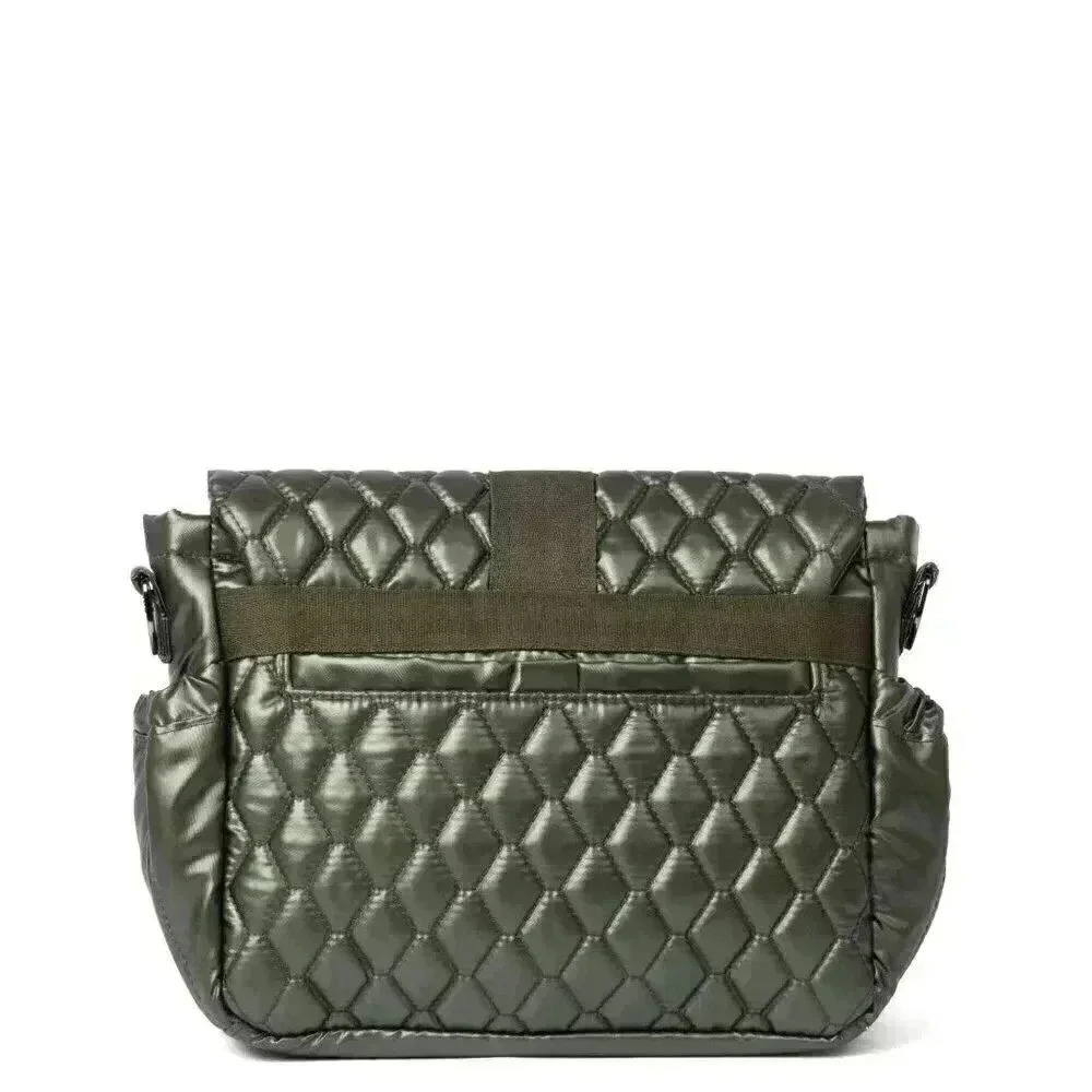LUG 'Harness' Crossbody / Shoulder Bag - Metallic Olive - Picture 3 of 16